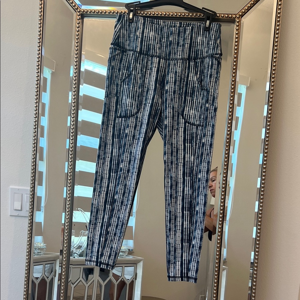 Jofit Navy and White Striped Joggers